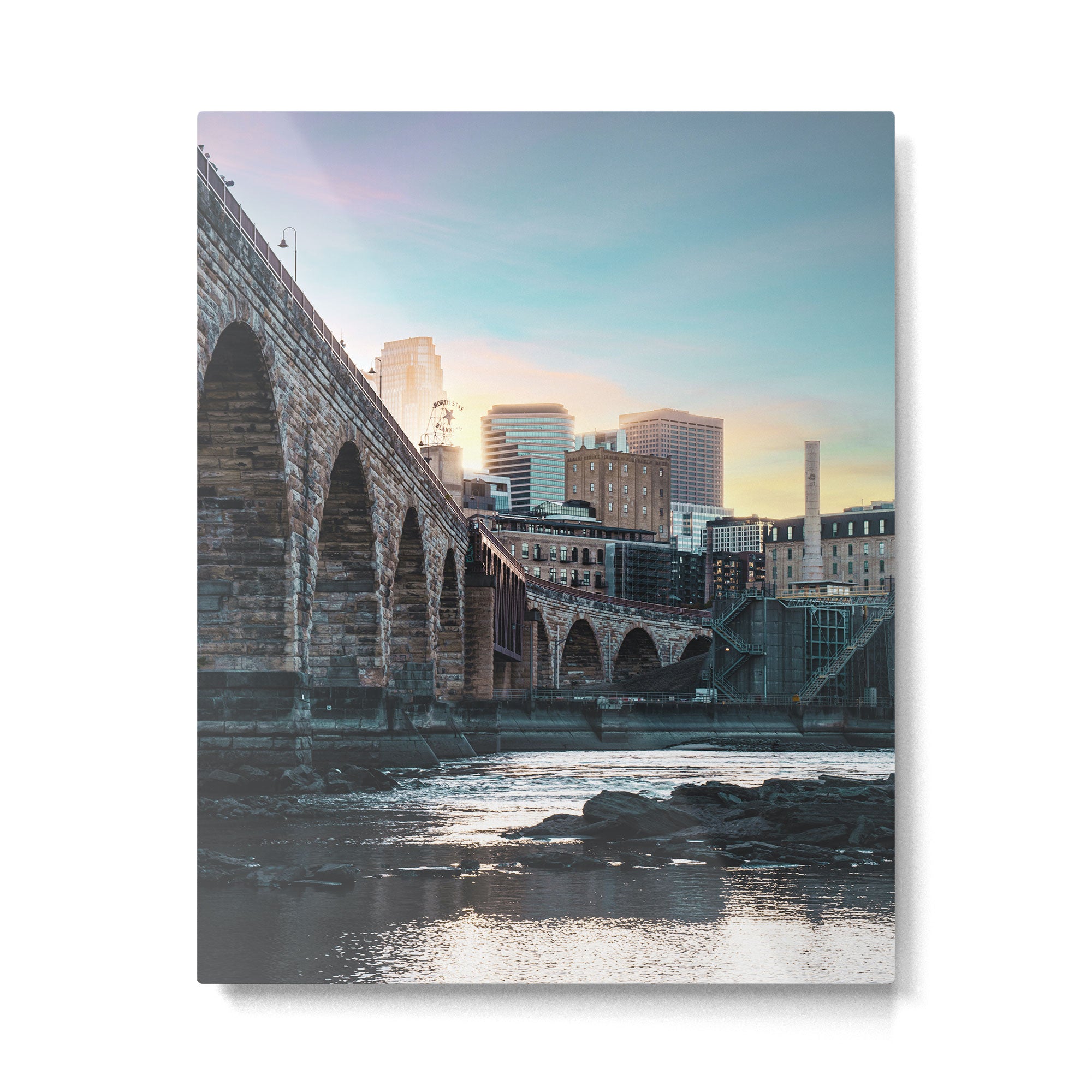 Minneapolis Sunset Metal Print Gallery Image 4