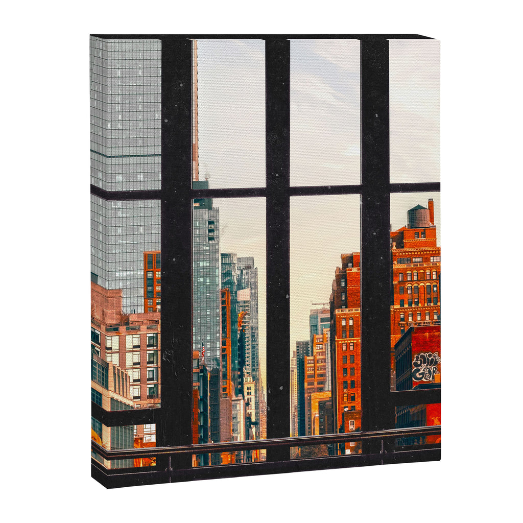 New York City Window #2-Surreal View Collage Canvas Print Gallery Image 6
