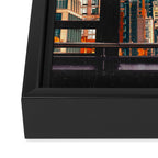 New York City Window #2-Surreal View Collage Framed Canvas Print Gallery Image 3