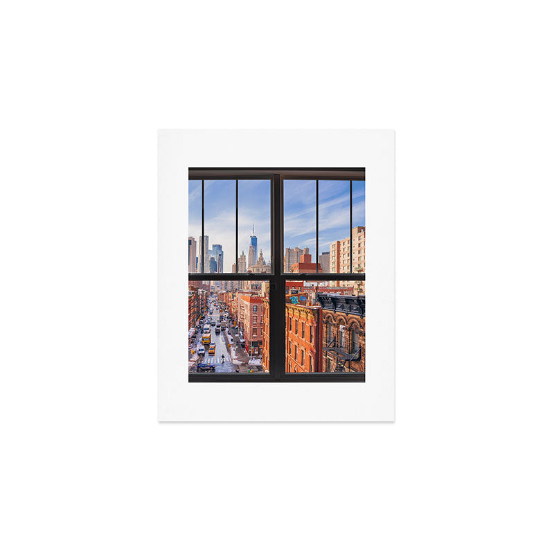 New York City Window | Lower Manhattan Art Print Gallery Image 1