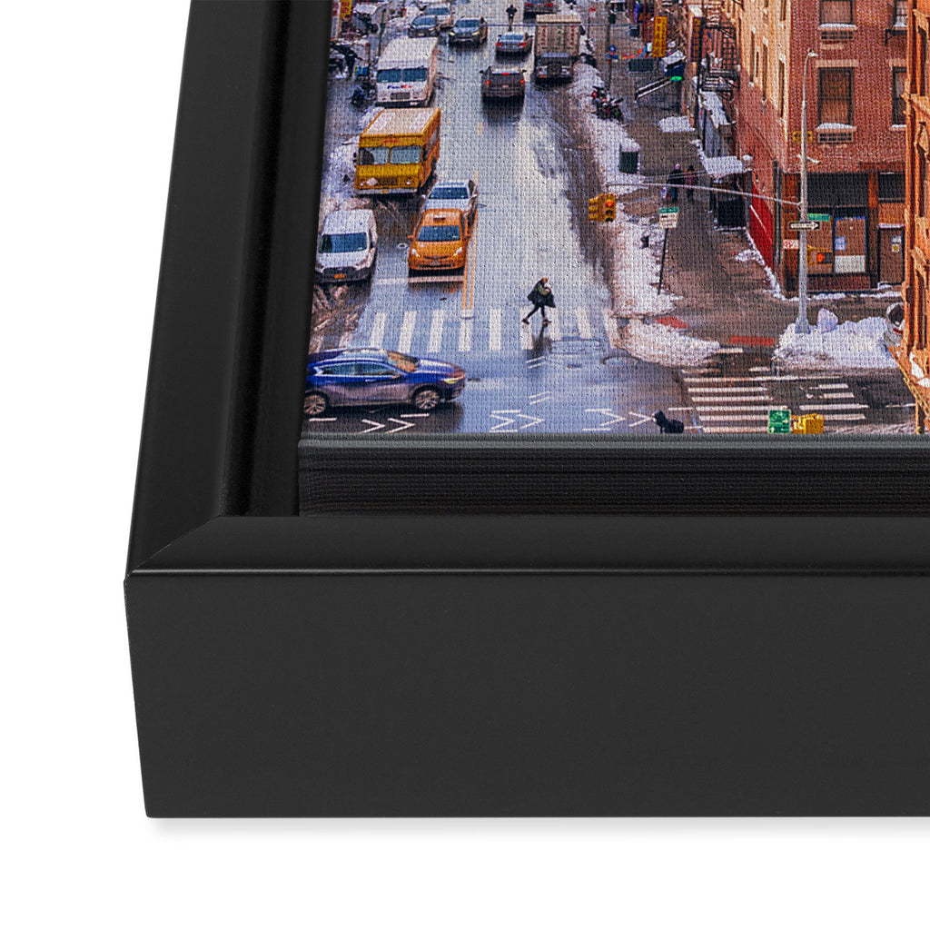 New York City Window | Lower Manhattan Framed Canvas Print Gallery Image 3