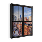 New York City Window | Lower Manhattan Framed Canvas Print Gallery Image 2