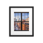 New York City Window | Lower Manhattan Framed Art Print Gallery Image 6