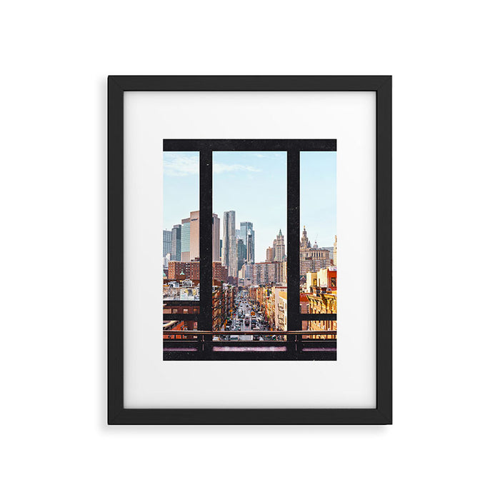New York City Window Views Framed Art Print Gallery Image 1