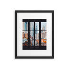 New York City Window Framed Art Print Gallery Image 5