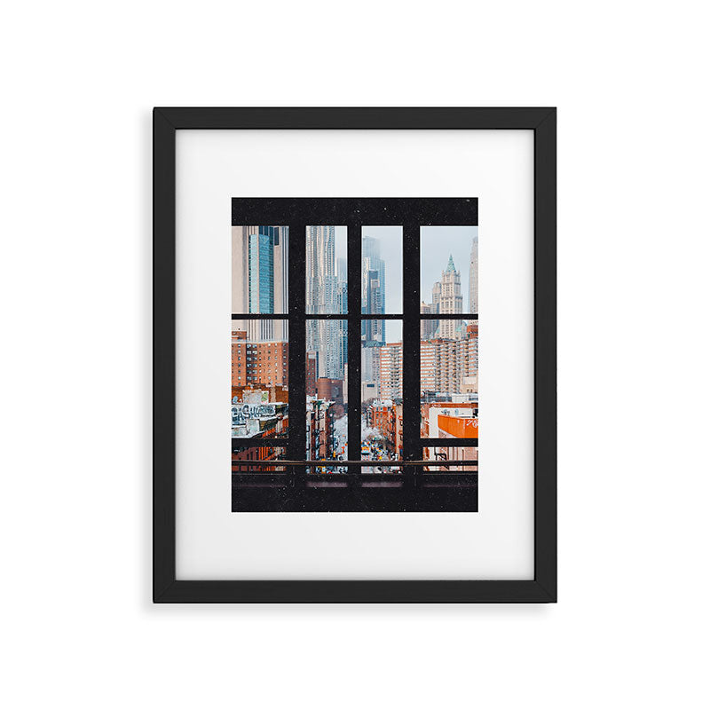 New York City Window Framed Art Print Gallery Image 5
