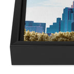 Twin Cities Minneapolis and Saint Paul Framed Canvas Print Gallery Image 3