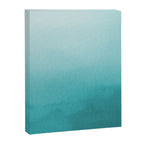 Best Seller Aqua Teal Turquoise Watercolor Ombre Gradient Blend Abstract Art - Aquarium SW 6767 Canvas Print Gallery Image 6