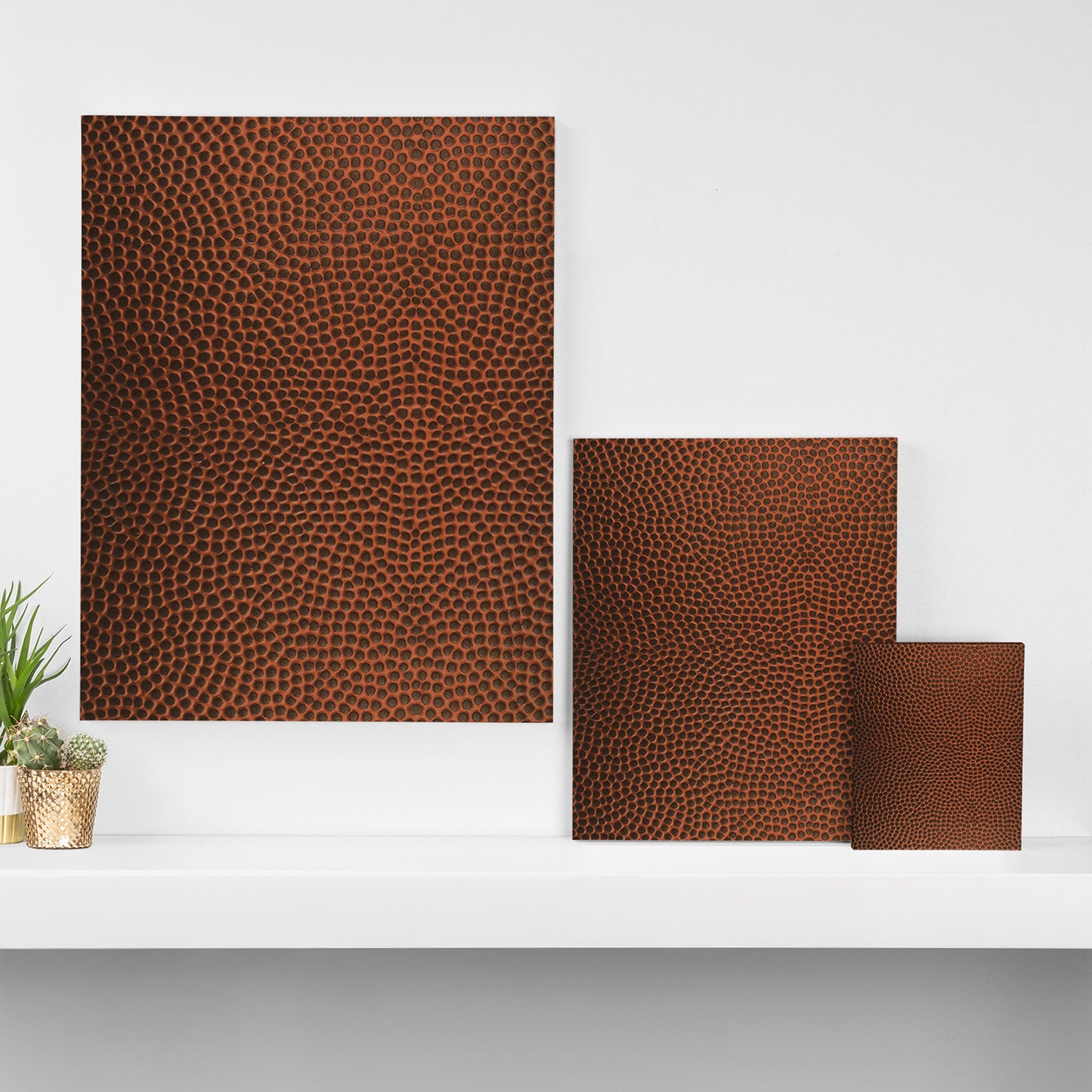 Football / Basketball Leather Texture Skin Canvas Print Gallery Image 3