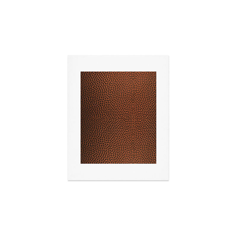 Football / Basketball Leather Texture Skin Art Print Gallery Image 1