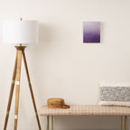 Inspired by Pantone Chive Blossom Purple 18-3634 Watercolor Abstract Art Canvas Print Gallery Image 2
