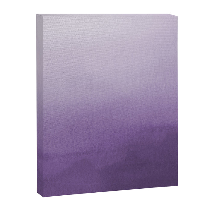 Inspired by Pantone Chive Blossom Purple 18-3634 Watercolor Abstract Art Canvas Print Gallery Image 1