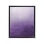 Inspired by Pantone Chive Blossom Purple 18-3634 Watercolor Abstract Art Framed Canvas Print Gallery Image 3