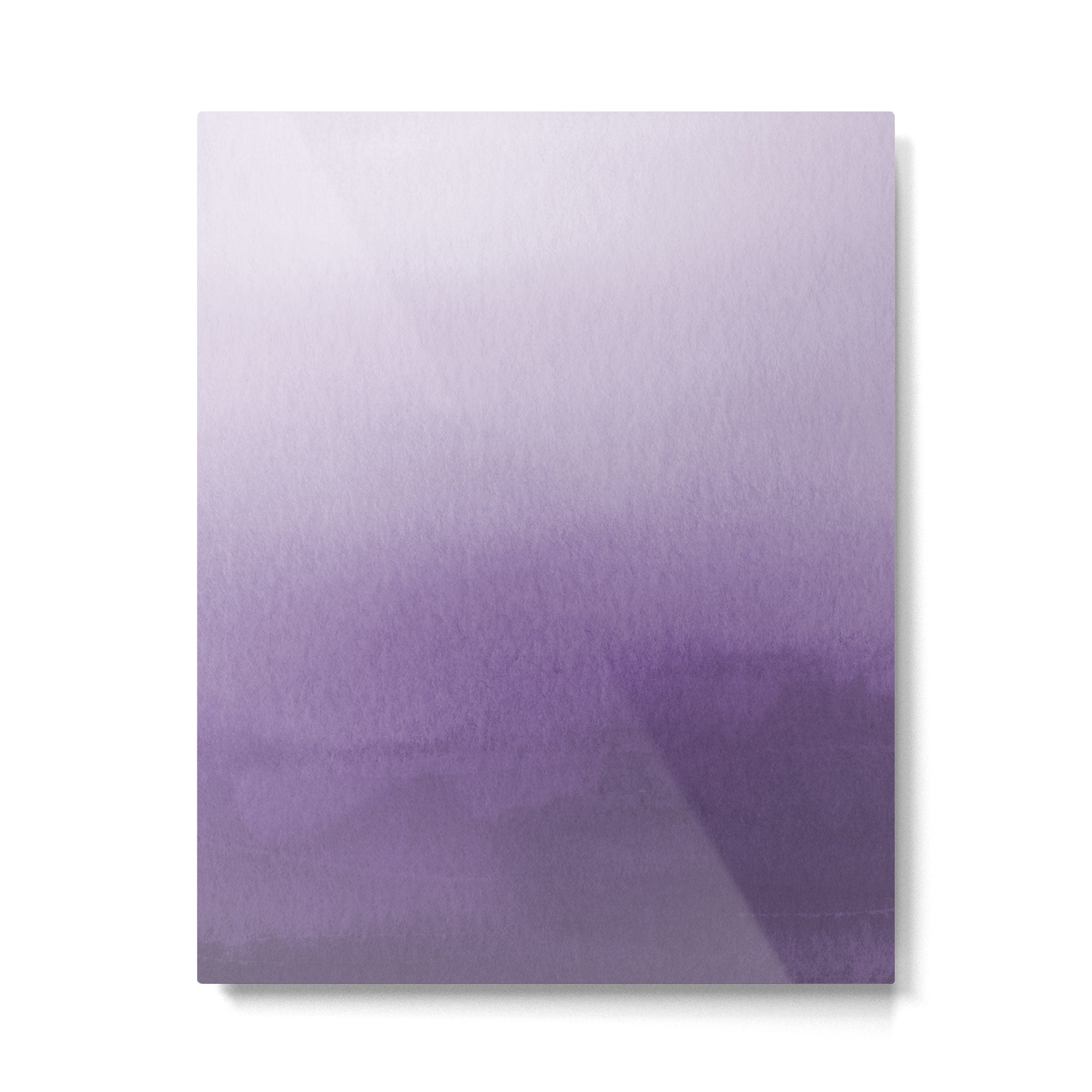 Inspired by Pantone Chive Blossom Purple 18-3634 Watercolor Abstract Art Metal Print Gallery Image 4