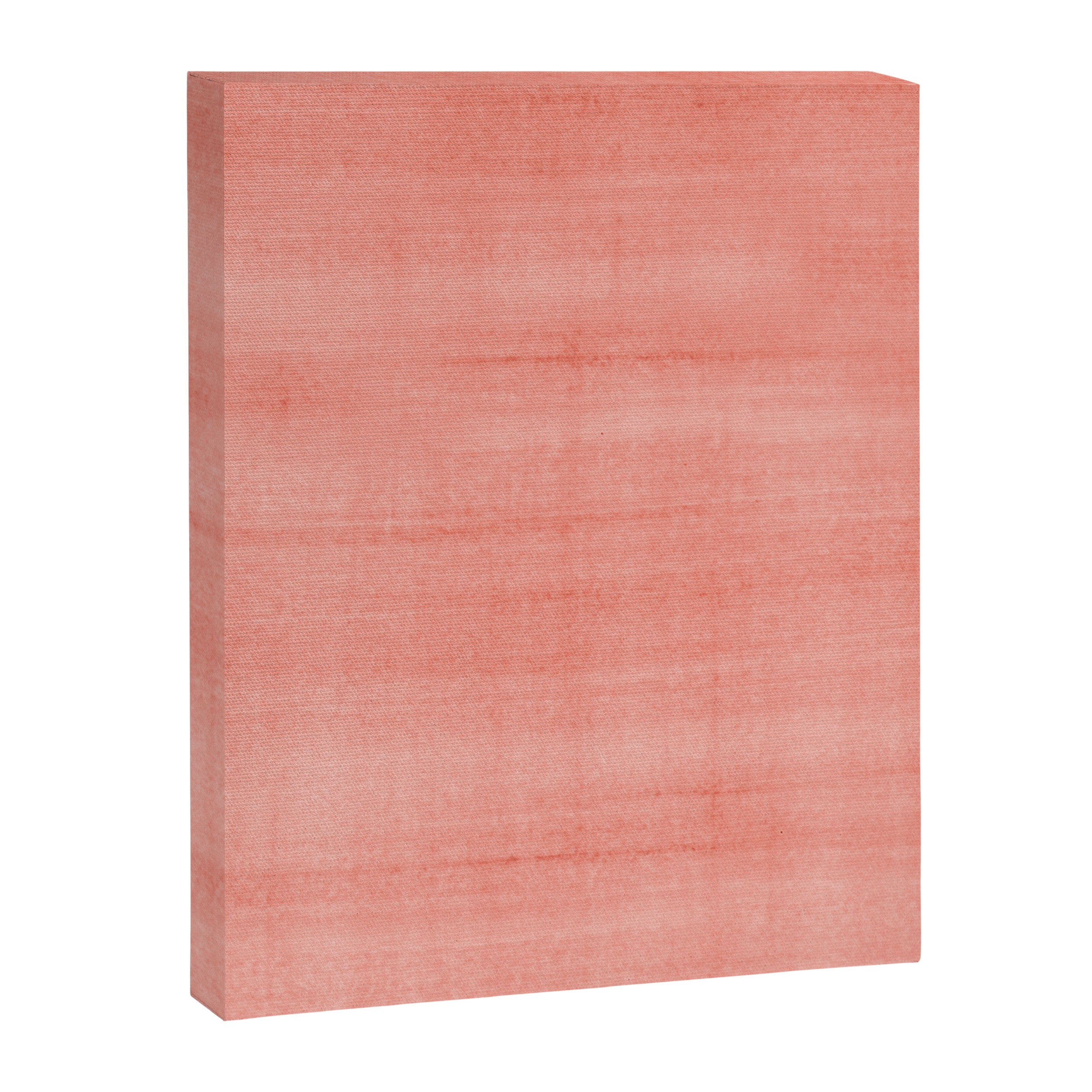 Pantone Living Coral Dry Brush Strokes Texture Canvas Print Gallery Image 3