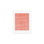 Pantone Living Coral Dry Brush Strokes Texture Art Print Gallery Image 1