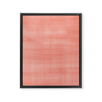 Pantone Living Coral Dry Brush Strokes Texture Framed Canvas Print Gallery Image 6
