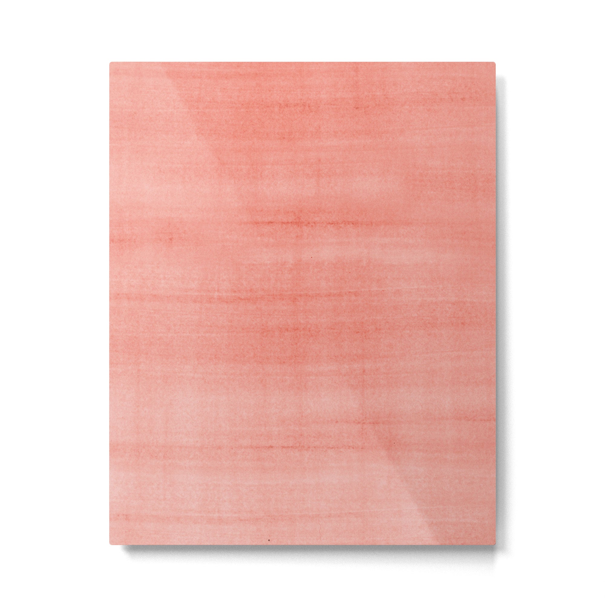 Pantone Living Coral Dry Brush Strokes Texture Metal Print Gallery Image 4