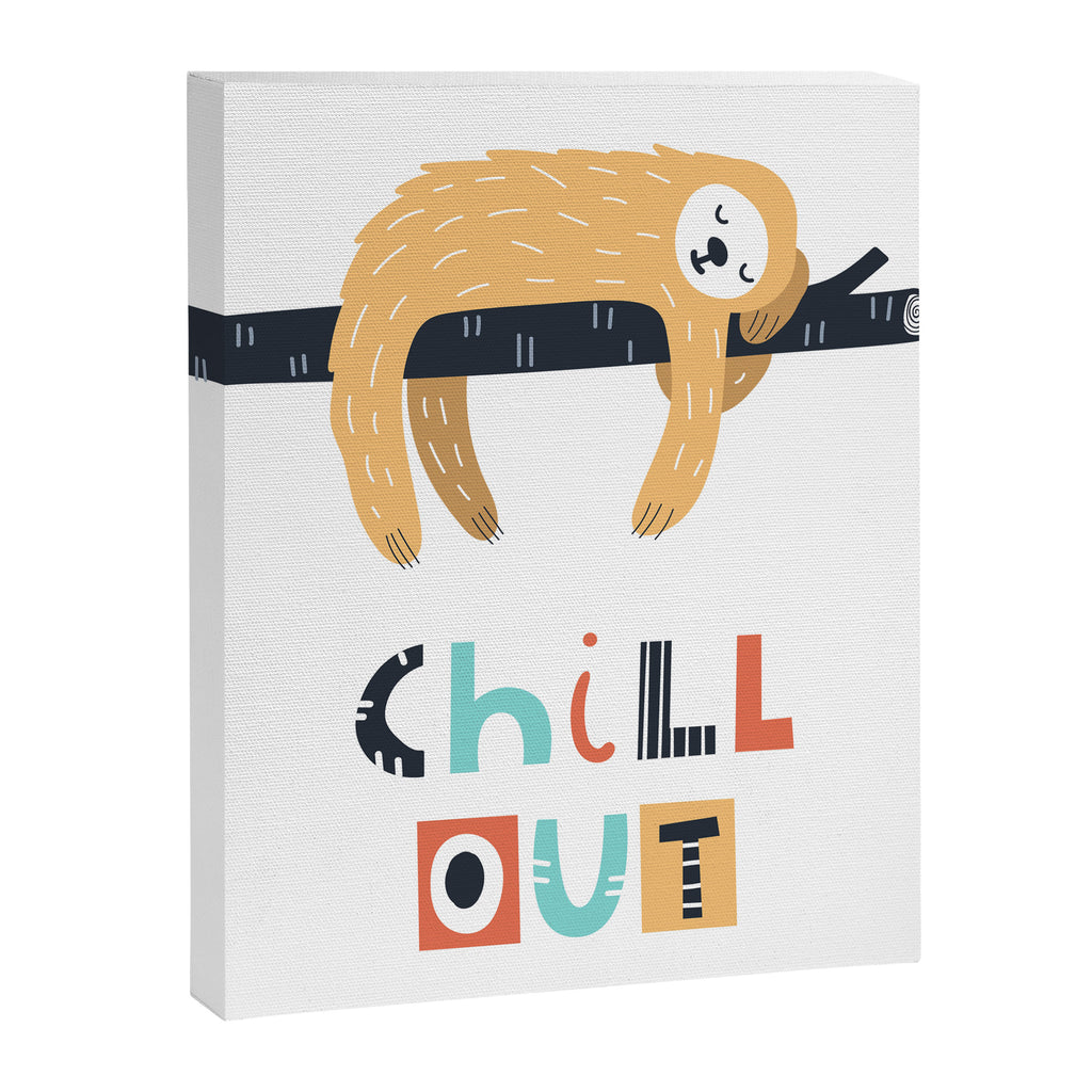 Chill out sloth Canvas Print Gallery Image 6