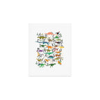 Colorful dinosaur alphabet Art Print Gallery Image 1