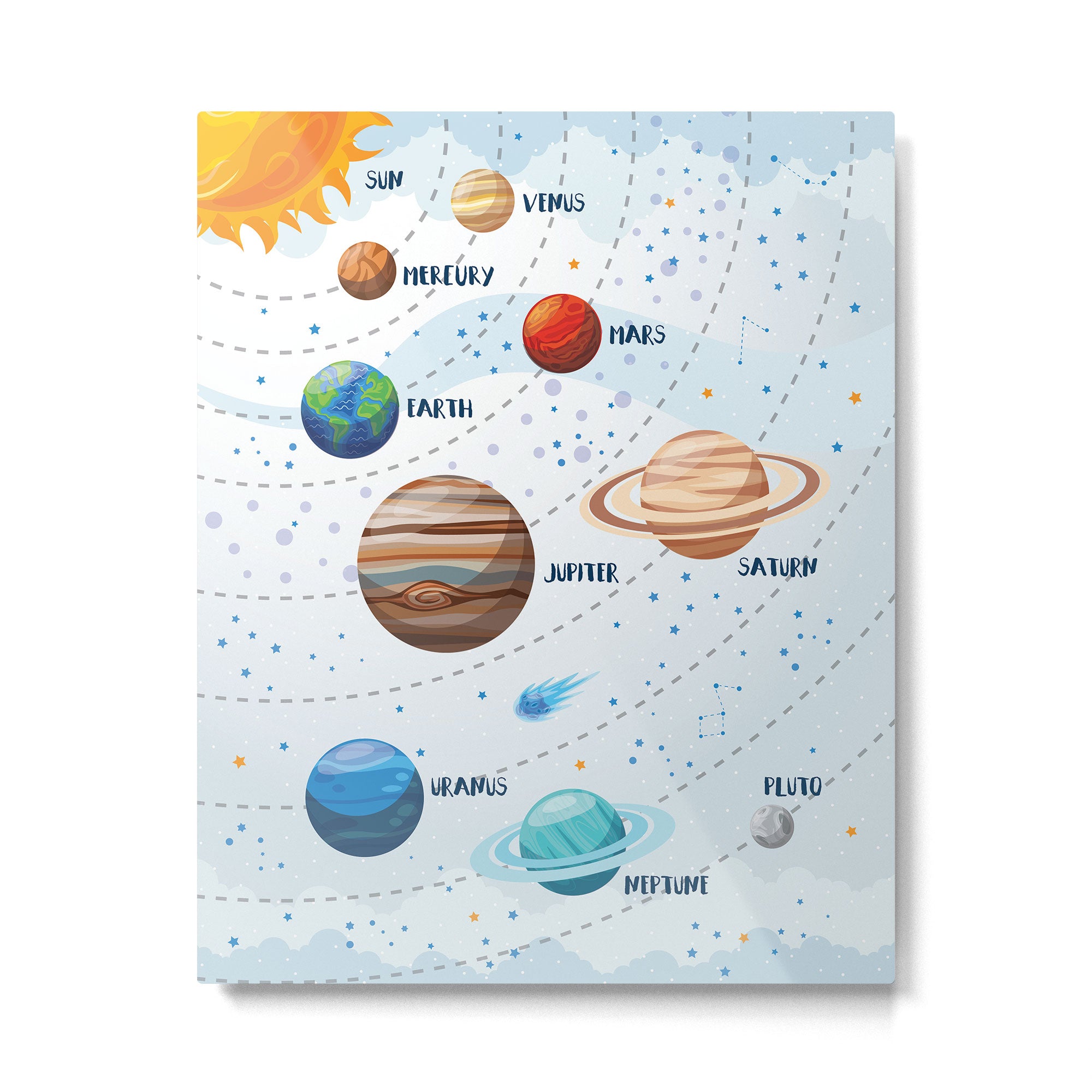 Light solar system Metal Print Gallery Image 4