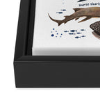 Sharks Framed Canvas Print Gallery Image 3