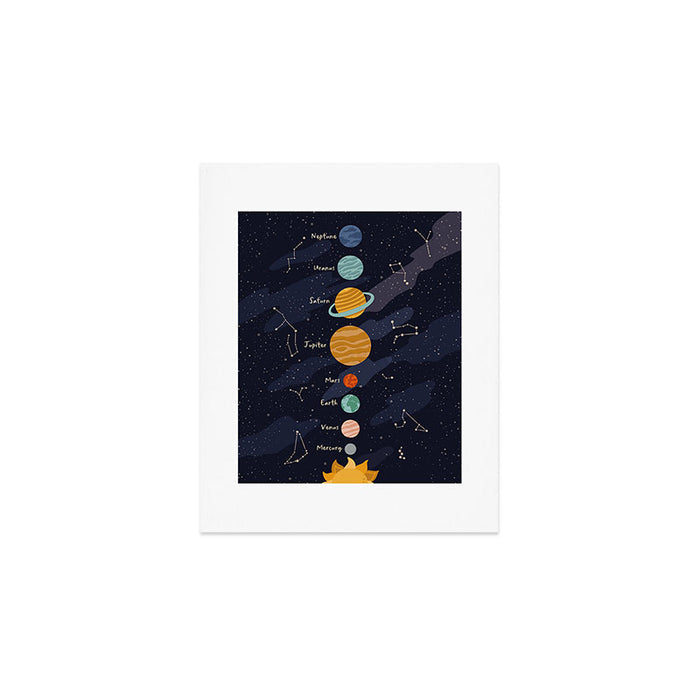 Solar system for kids Art Print Gallery Image 1