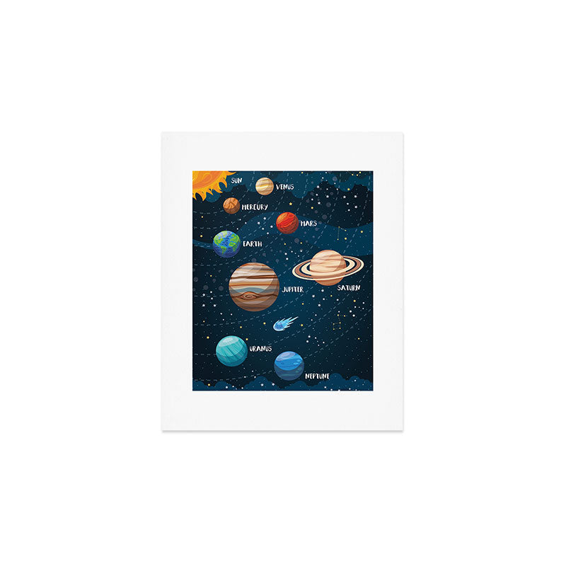 Solar system Art Print Gallery Image 1