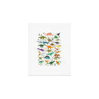 Types of Dinosaurs Alphabet Art Print Gallery Image 1