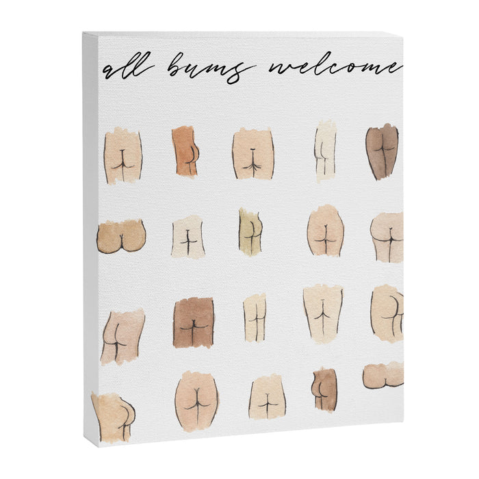 All bums welcome Canvas Print Gallery Image 1