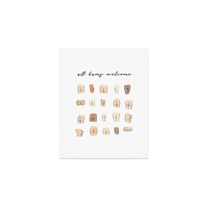 All bums welcome Art Print Gallery Image 1