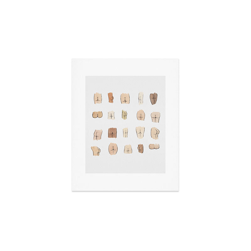 Butts Art Print Gallery Image 1