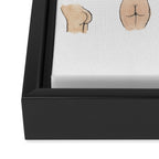 Butts Framed Canvas Print Gallery Image 3