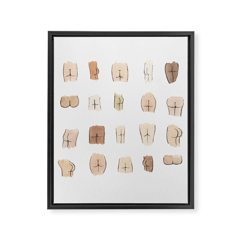 Butts Framed Canvas Print Gallery Image 6