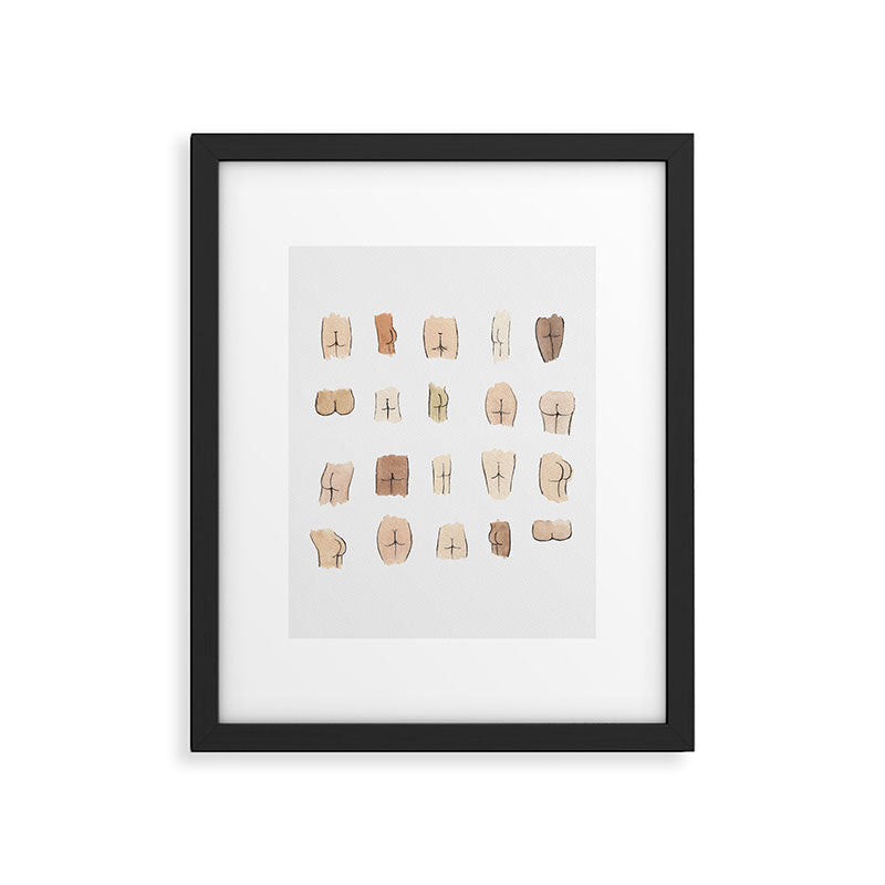 Butts Framed Art Print Gallery Image 5
