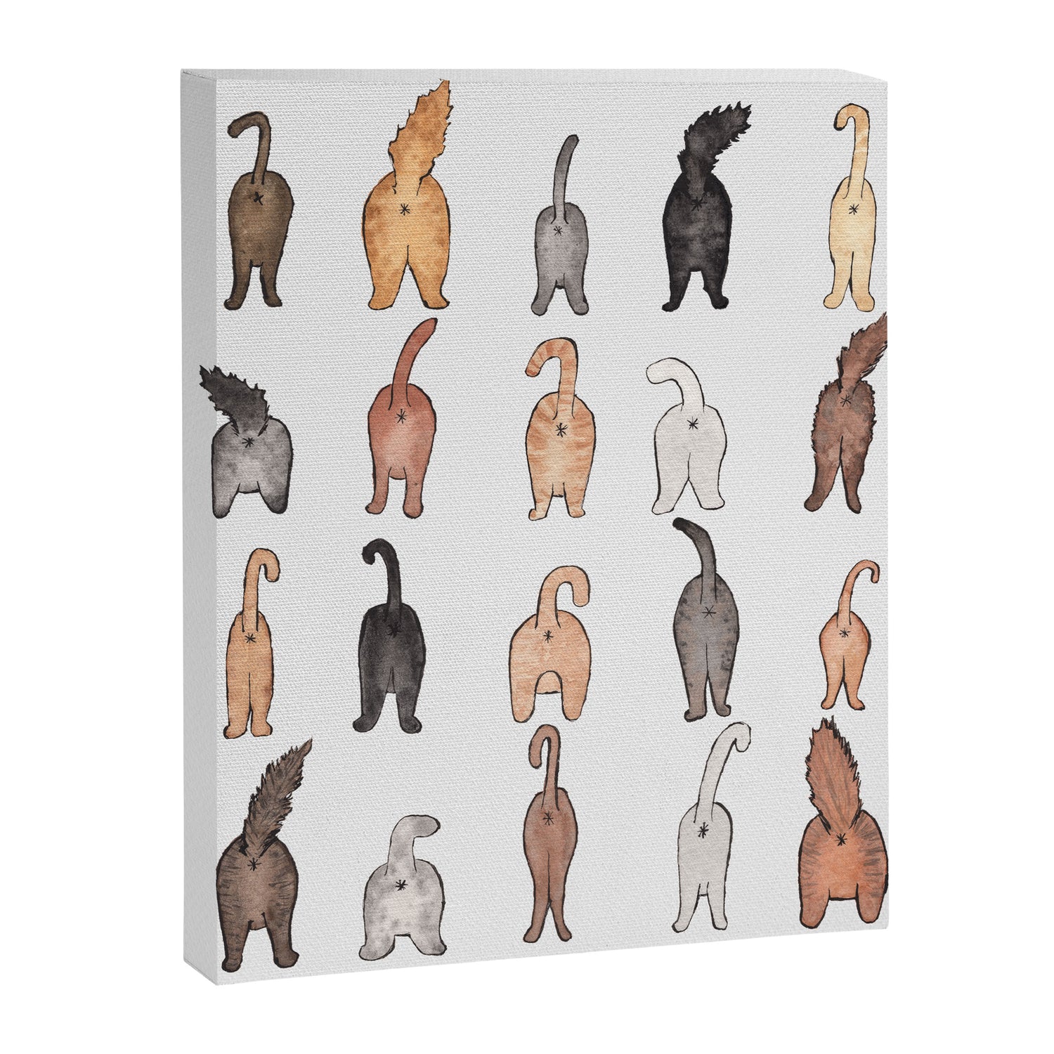 Cat butts Canvas Print Gallery Image 6