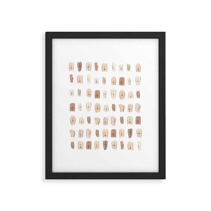 Lotsa Butts! Framed Art Print Gallery Image 1