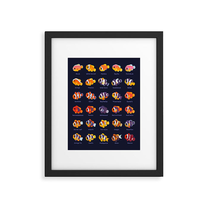 Anemone fish Framed Art Print Gallery Image 1