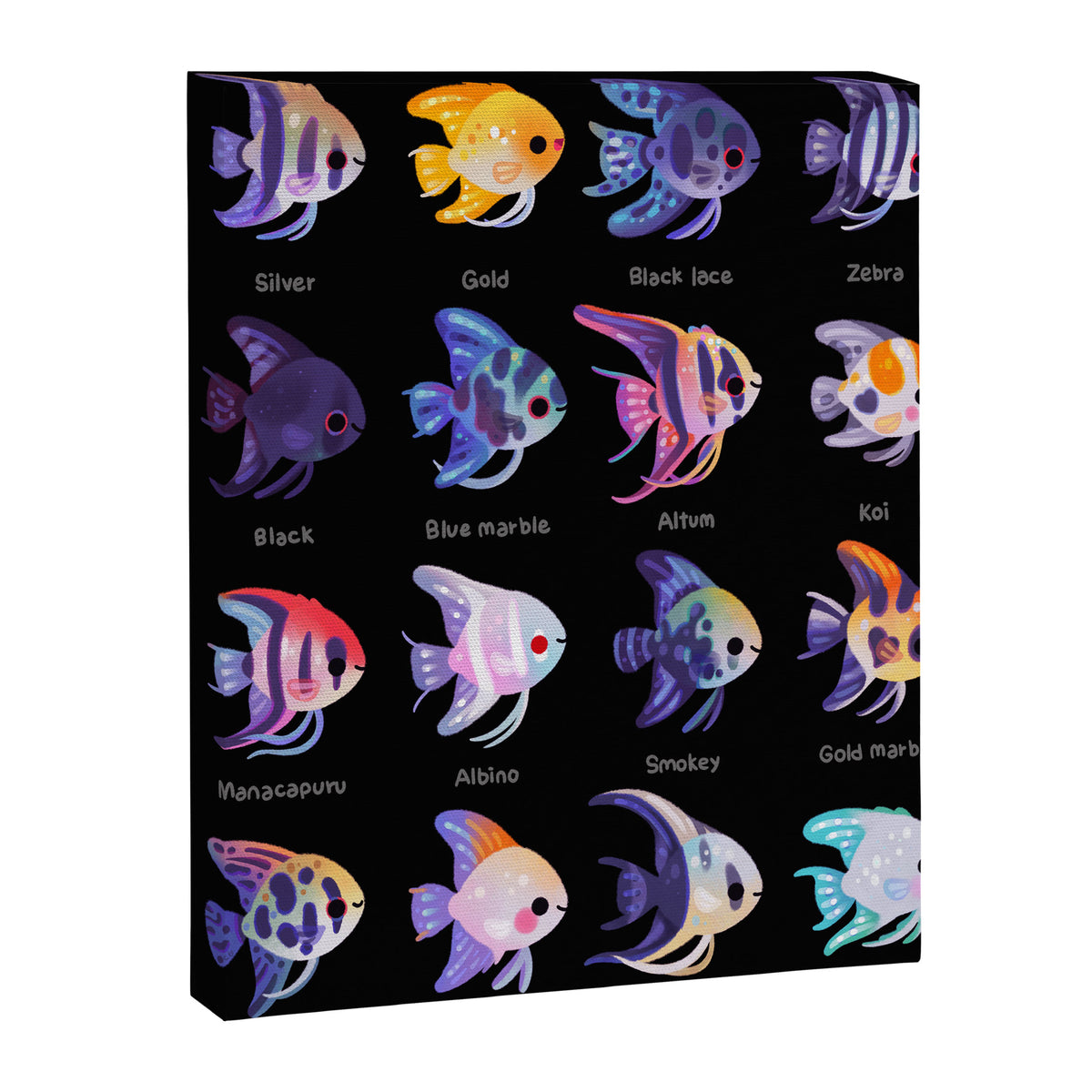 Angelfish! (freshwater) Canvas Print Gallery Image 8