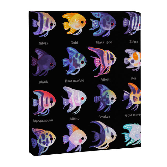 Angelfish! (freshwater) Canvas Print Gallery Image 1