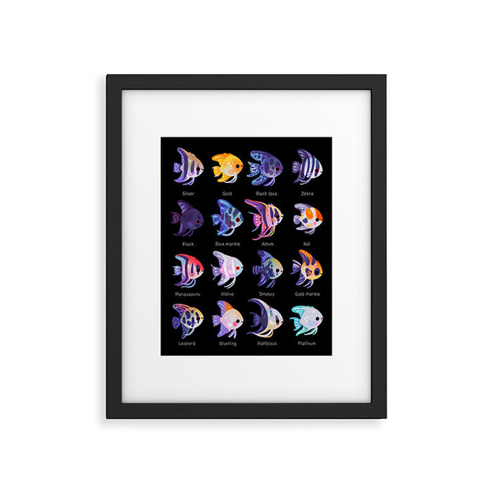 Angelfish! (freshwater) Framed Art Print Gallery Image 1