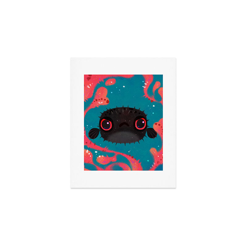 Angry puffer Art Print Gallery Image 1
