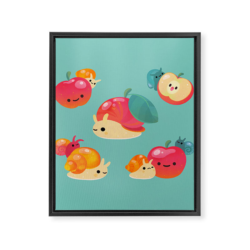 Apple snail Framed Canvas Print Gallery Image 6