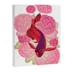 Arowana and peony 2 Canvas Print Gallery Image 6