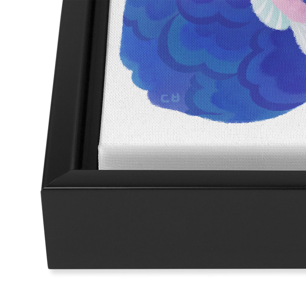 Arowana and peony Framed Canvas Print Gallery Image 3