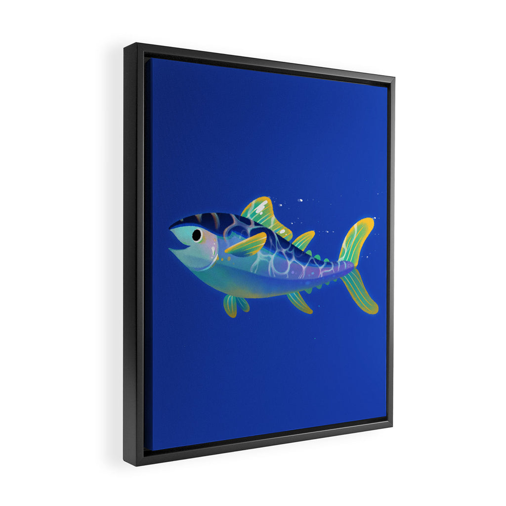 Atlantic Bluefin Tuna Framed Canvas Print Gallery Image 2
