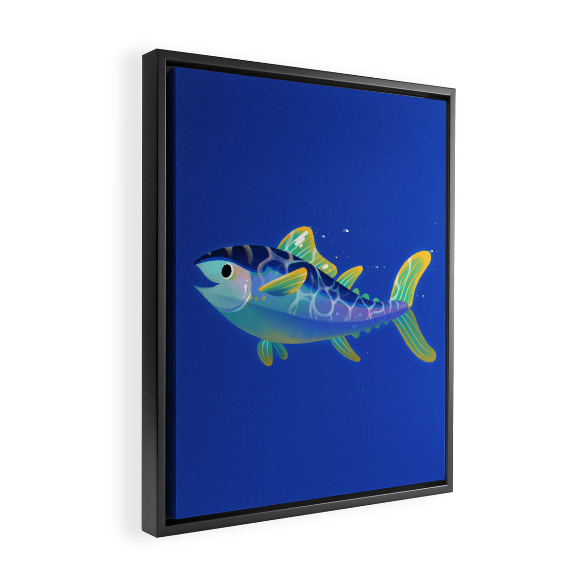 Atlantic Bluefin Tuna Framed Canvas Print Gallery Image 2