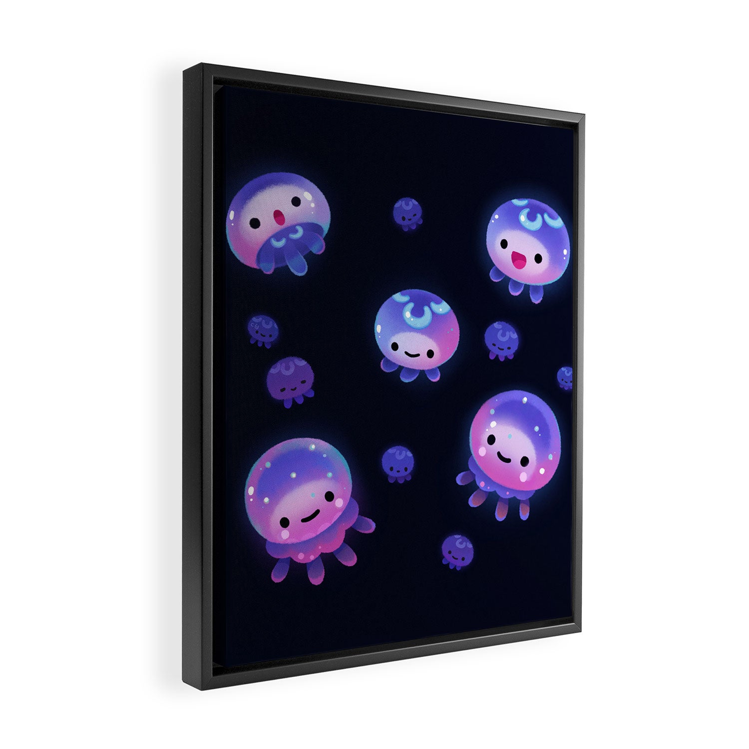 Baby jellyfish Framed Canvas Print Gallery Image 2