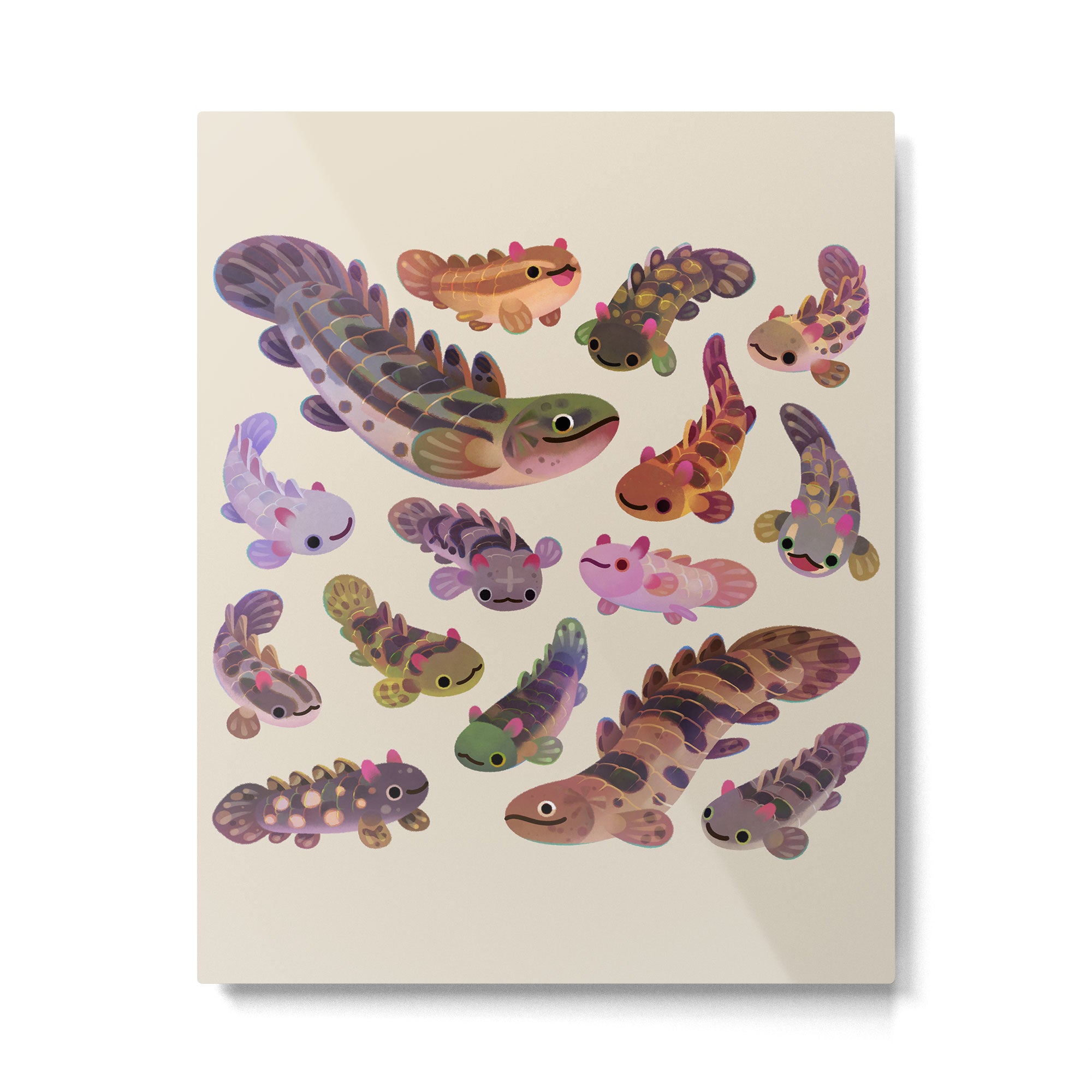Baby polypterus Metal Print Gallery Image 6