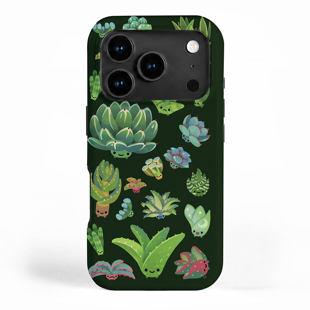 Baby succulent 1 - dark iPhone Case Gallery Image 1